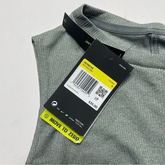 NIKE Dri-fit Cropped Twist Training Tank Top Gym Yoga - Picture 4 of 4